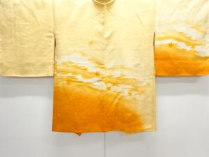 未使用品　霞に紅葉模様絵羽織